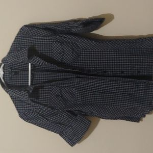 Navy button down shirt